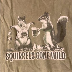Squirrels Gone Wild T-Shirt L